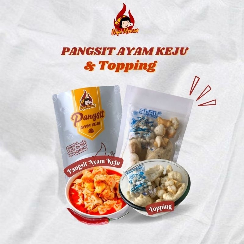 

TOPING + PANGSIT AYAM KEJU NYAI MERCON
