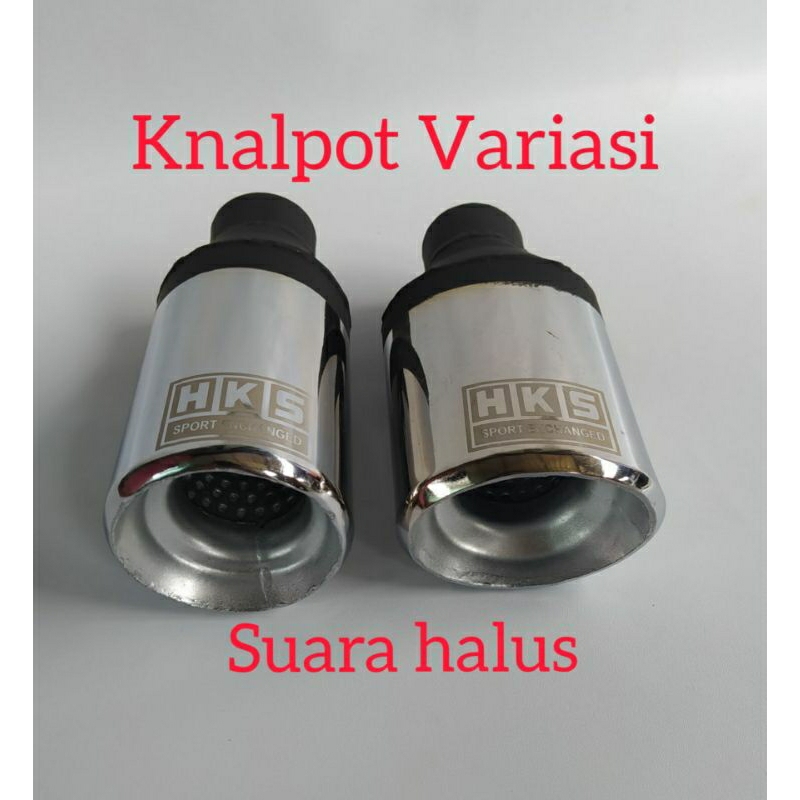 KNALPOT HKS VARIASI MOBIL BENSIN SOLAR