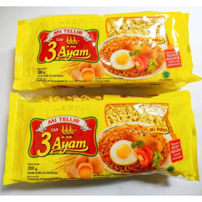 

Mie Telur 3 Ayam 200g