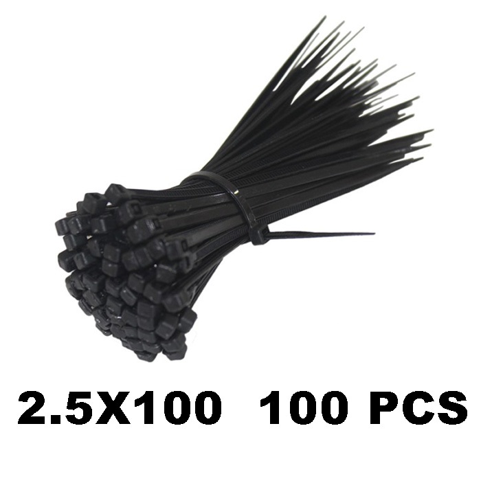 

EELIC KAT-2,5X100 ISI 100 PCS KABEL TIES 10 CM ALAT IKAT YANG KUAT DAN TAHAN LAMA