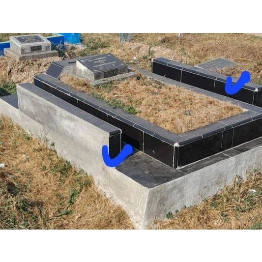 Kijing Makam Keramik 2 Undakan Khusus Dewasa XL
