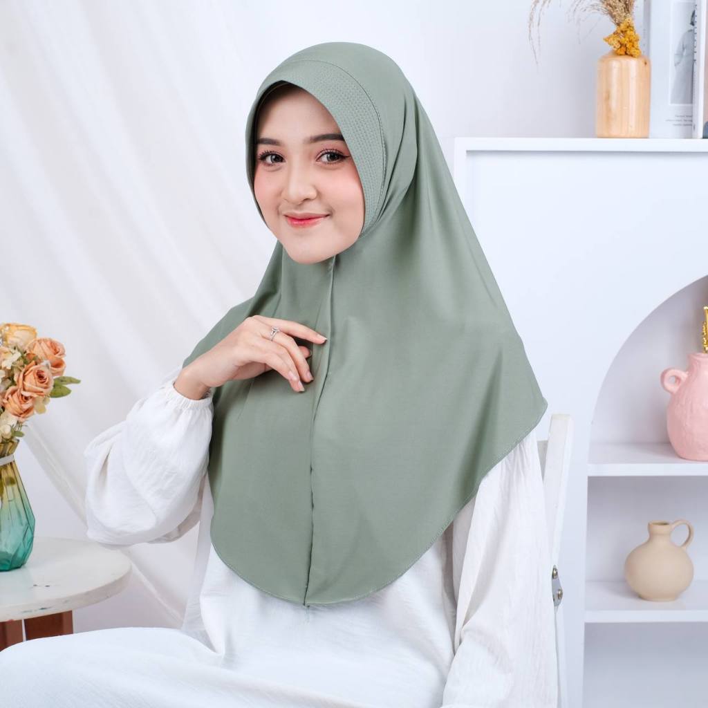 Muslim Hijab - Shafia Hijab Bergo Sport Instan Pet Antem Matt Jersey Premium Super