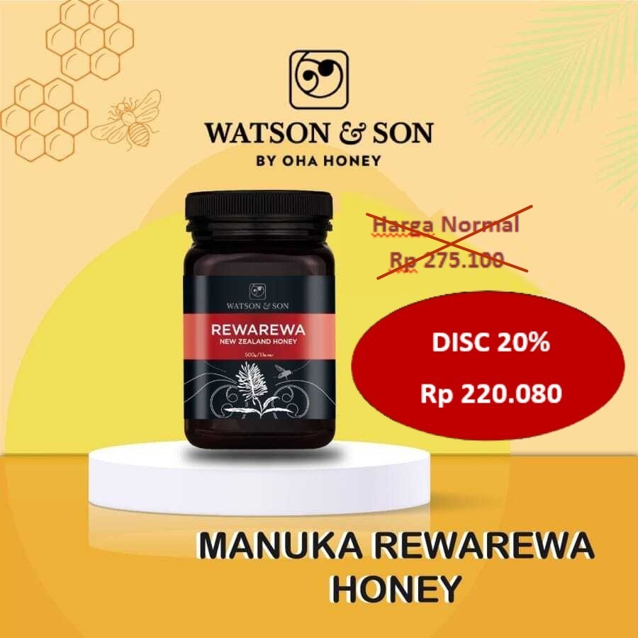 

Madu Rewa Rewa Watson and Son 100% Pure (Original NZ Product) 500 Gram