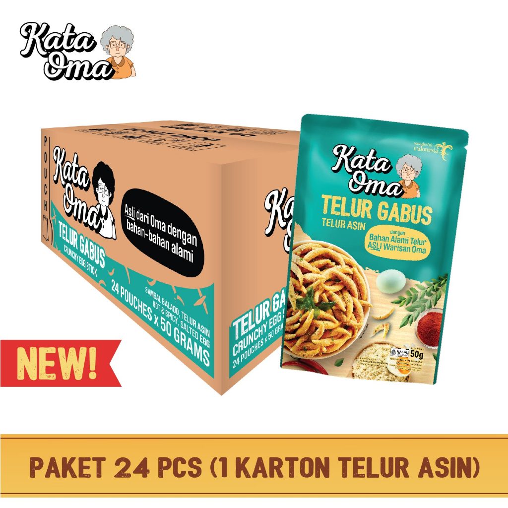 

Kata Oma Telur Gabus Paket Isi 24 Telur Asin