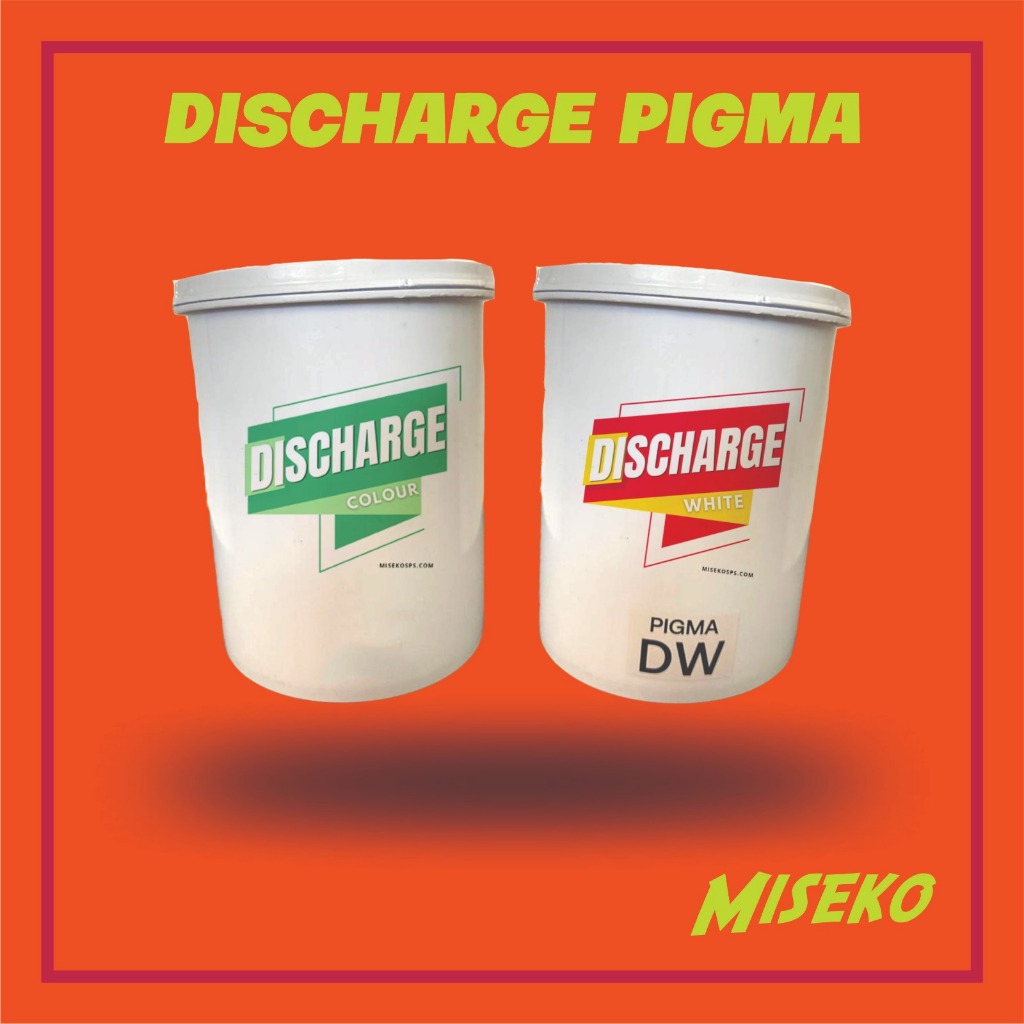 Tinta  kaos Sablon Discharge Pigma Color dan White / Pigma Sablon Discharge