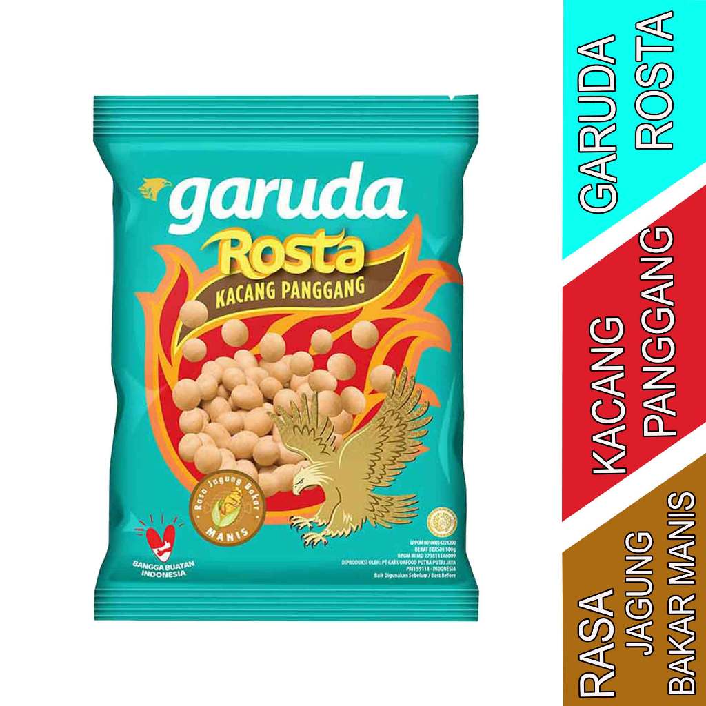 

Rasa Jagung Bakar -Garuda Rosta - Kacang Panggang - 95g