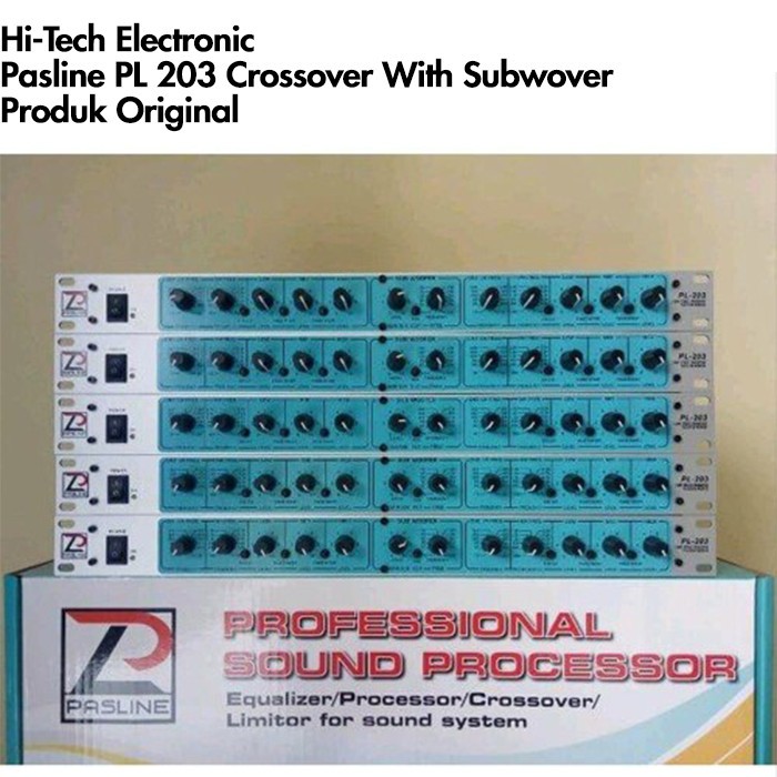 Crossover Pasline PL-203 PL203 Pasline PL 203 Sub Output Original