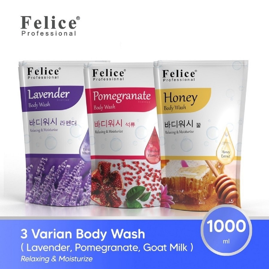 Felice Professional Body Wash pouch 1000ml