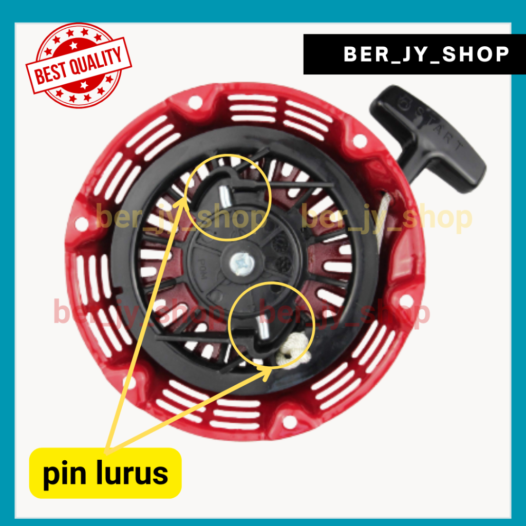Recoil Stater # HONDA PIN LURUS # Recoil Starter Kap Stater Tarikan Engkol Mesin GX160 GX200 GX220 G