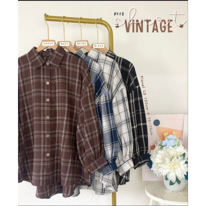 KEMEJA FLANEL VINTAGE