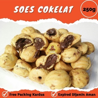 

250g Soes coklat/soes coklat gg/soes kering/soes kering gg/soes coklat kiloan/soes melted