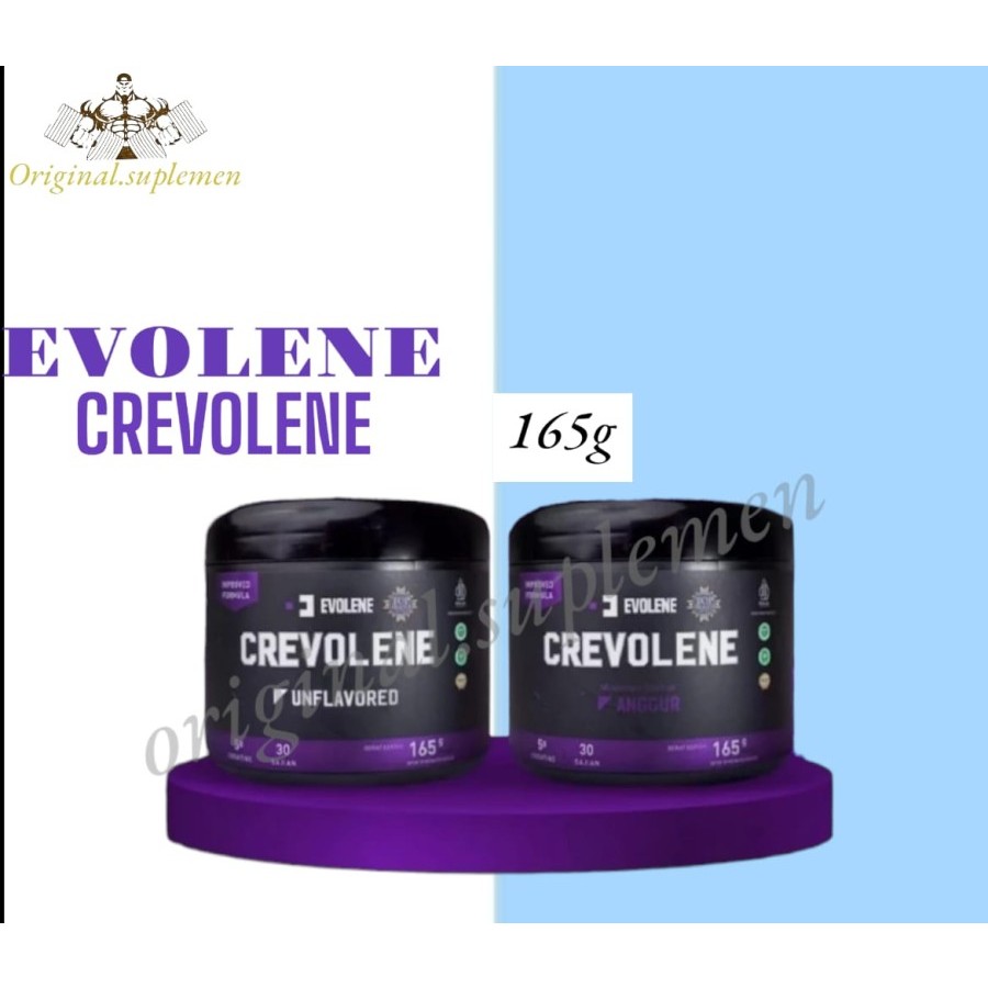 Evolene Crevolene 30s-60s Creatine Menambah Tenaga Pertumbuhan Otot,Anggur- Medan