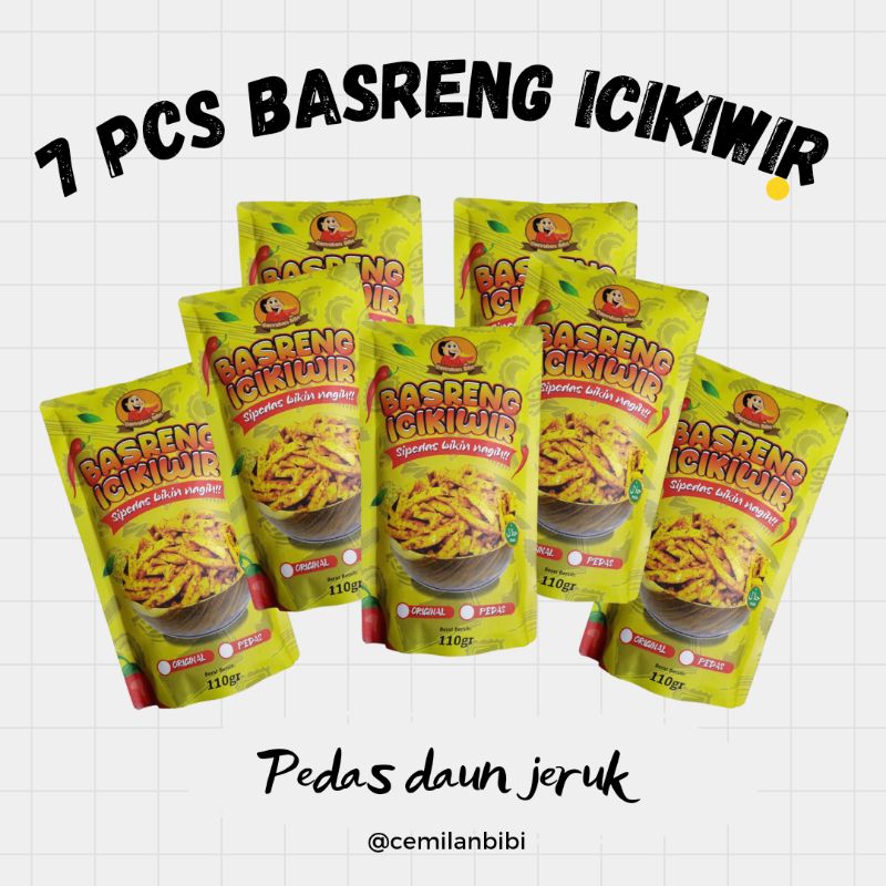 

Paket Rame 7 Pcs Basreng icikiwir - si pedas bikin nagih