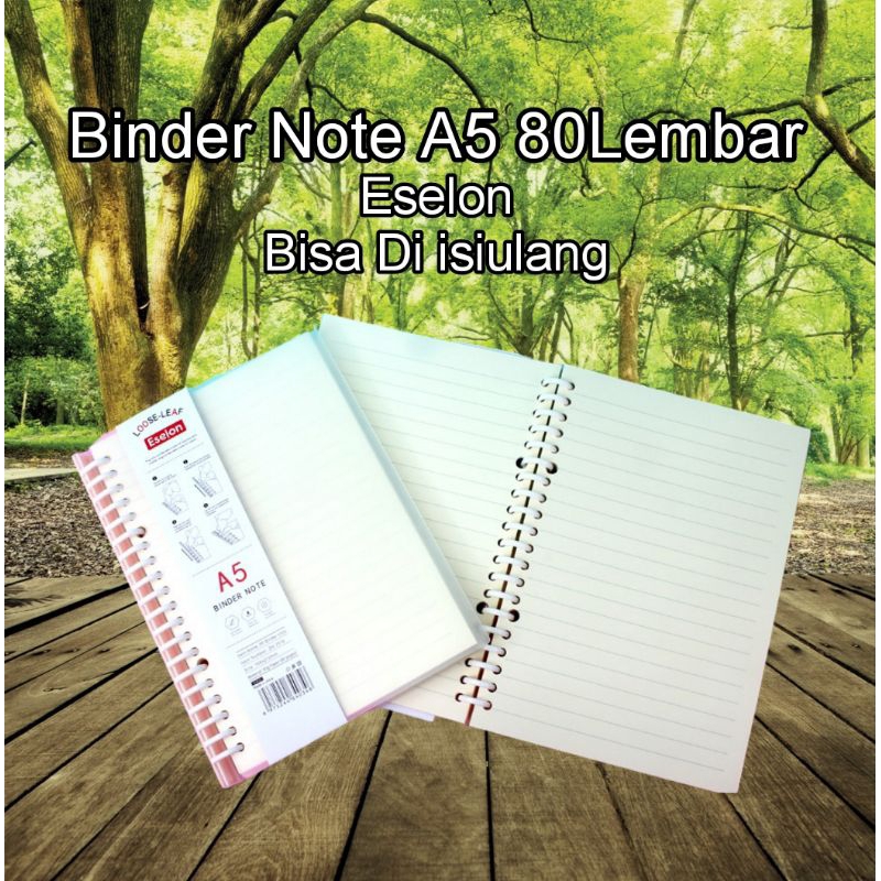 

Loose Leaf Binder Isi 80 Lembar / Loose Leaf Bisa Diisi Ulang A5 Dan B5