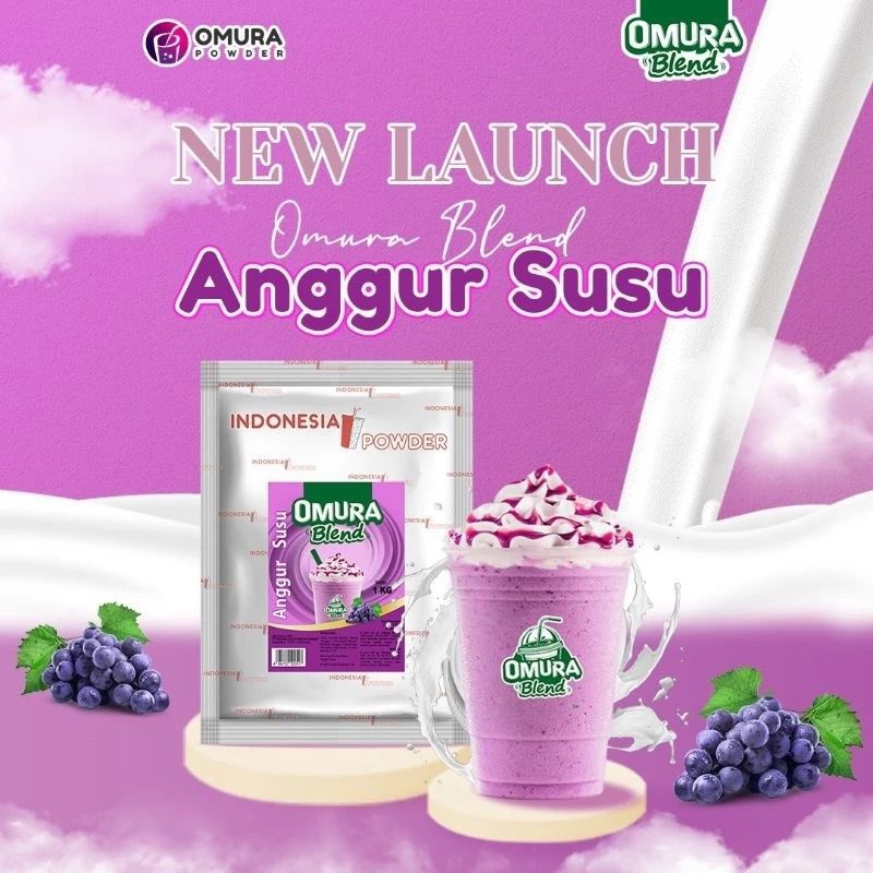 

OMURA BLEND 1KG RASA ANGGUR SUSU SERBUK MINUMAN SEGAR ANEKA RASA