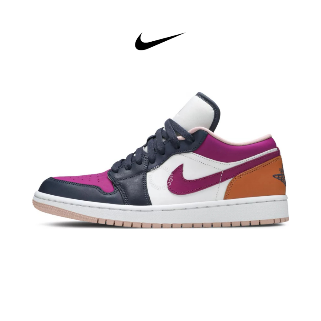 Sepatu Sneakers Nike Air Jordan 1 Low Purple Magenta 100% BNIB