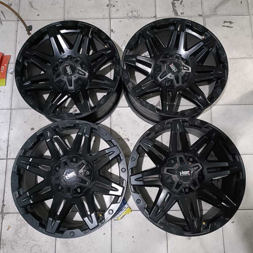 velg mobil bekas hsr radak Ring 20x9 et 20 pcd 6x139 pnp pajero, fortuner, hillux.
