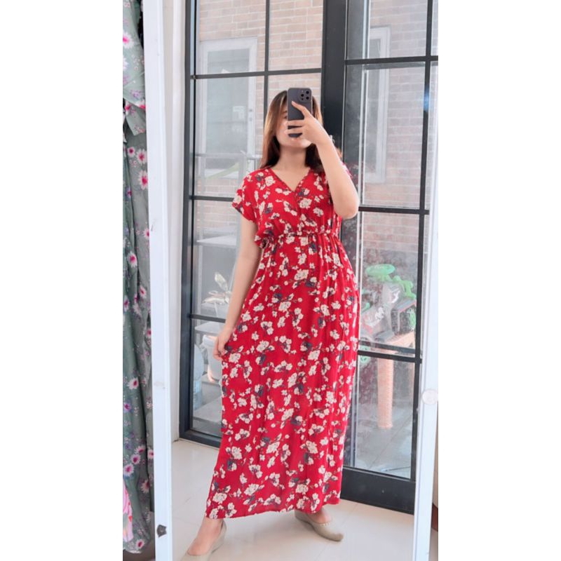 Daster Manohara jumbo panjang bali LD 120 PJ 130