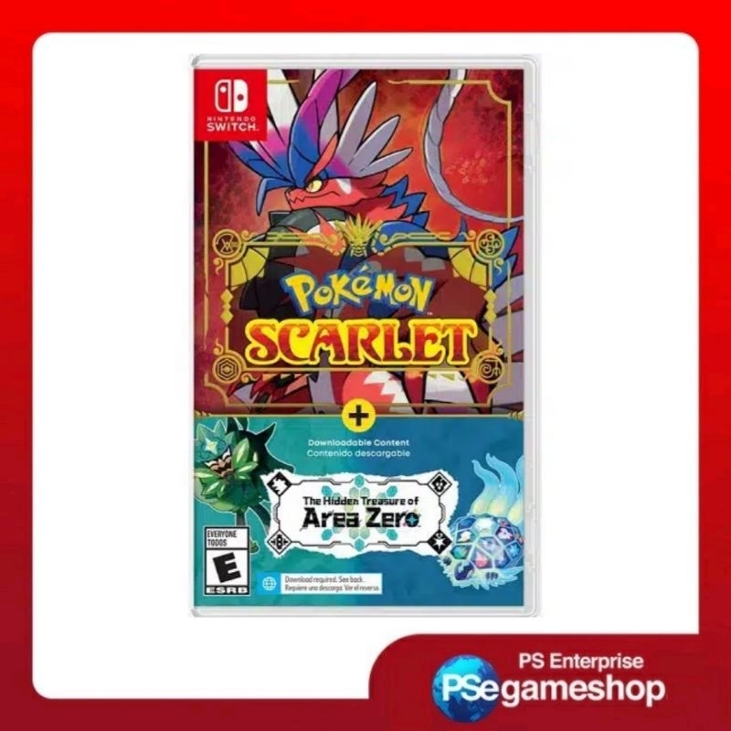 Switch Pokemon Scarlet + The Hidden Treasure of Area Zero DLC (Mde/English)