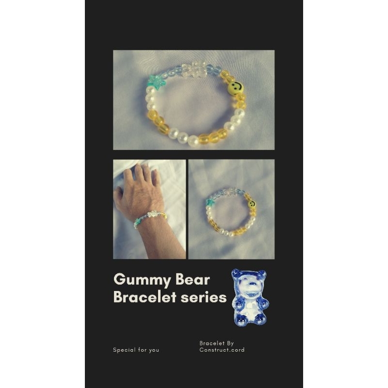 Gummy Bear Bracelet/gelang manik-manik/manik-manik gelang