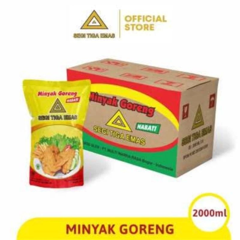 

Minyak Segitiga EMas 2 Liter Kemasan Pouch
