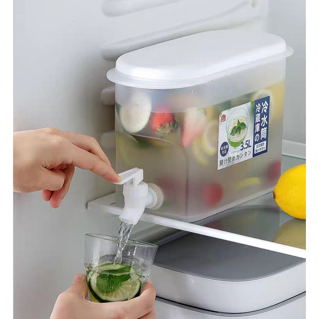 DISPENSER JUS KULKAS TEMPAT MINUM DINGIN KULKAS DISPENSER AIR MINUM JUICE BOTOL MINUM GALON KULKAS