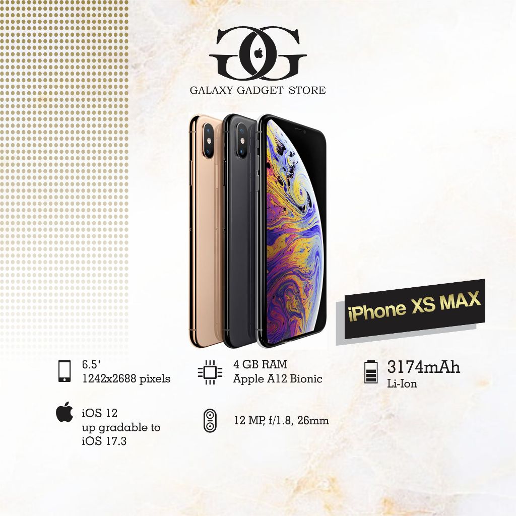 iPHONE XS MAX 100% ORIGINAL FULLSET