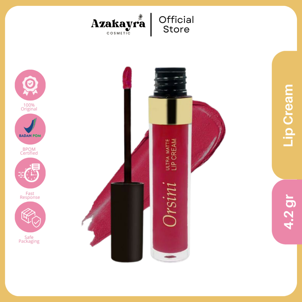 Azakayra Cosmetic - Orsini Ultra Matte Lip Cream