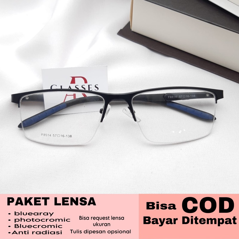 Kacamata Fashion Sporty Titanium AR8514 Buat Cowok/Cewek