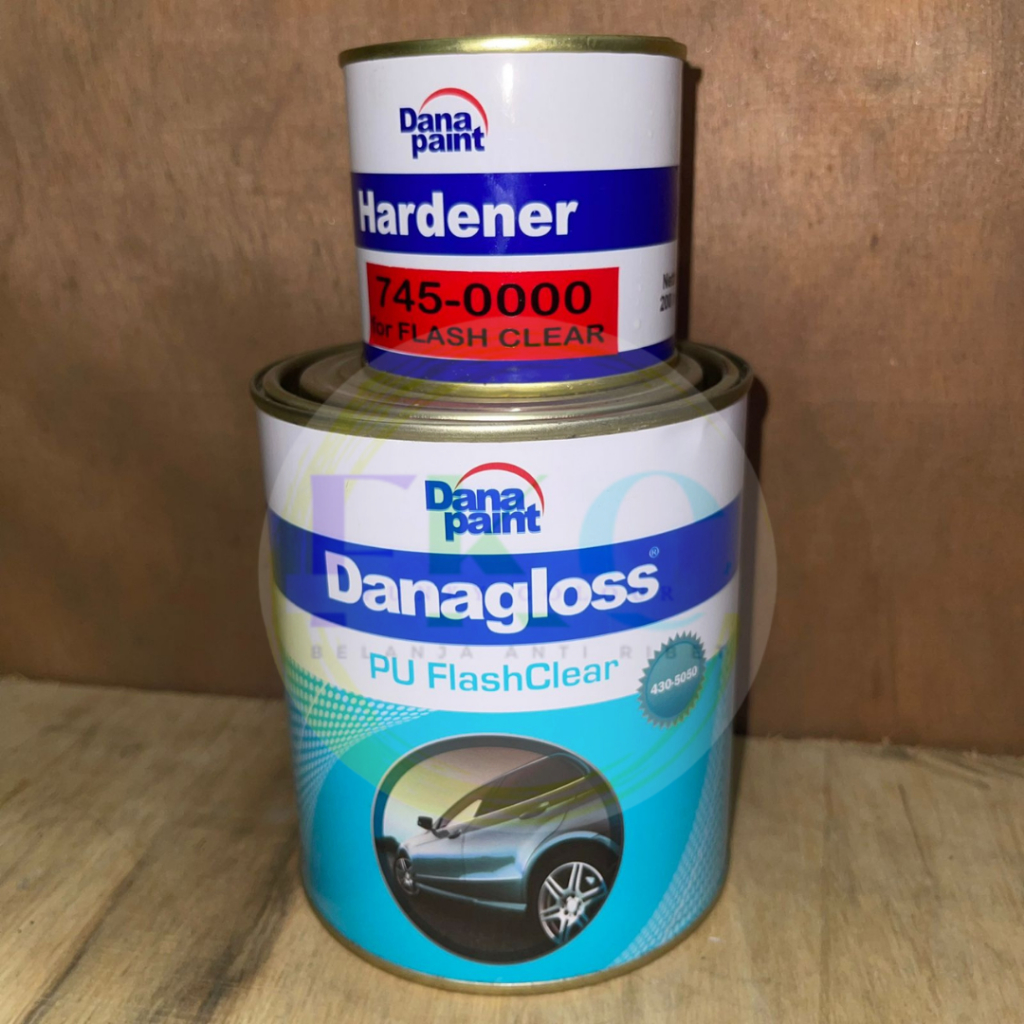 [FCS.MDN] (Clear+Hardener) Clear Danagloss dana paint - Clear PU Flashclear - Clear PU 2K - Pernis v