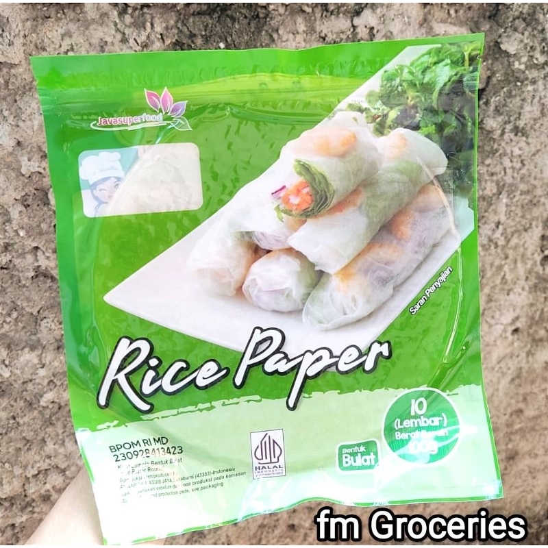 

Rice Paper Java Super food Halal isi 100 gram