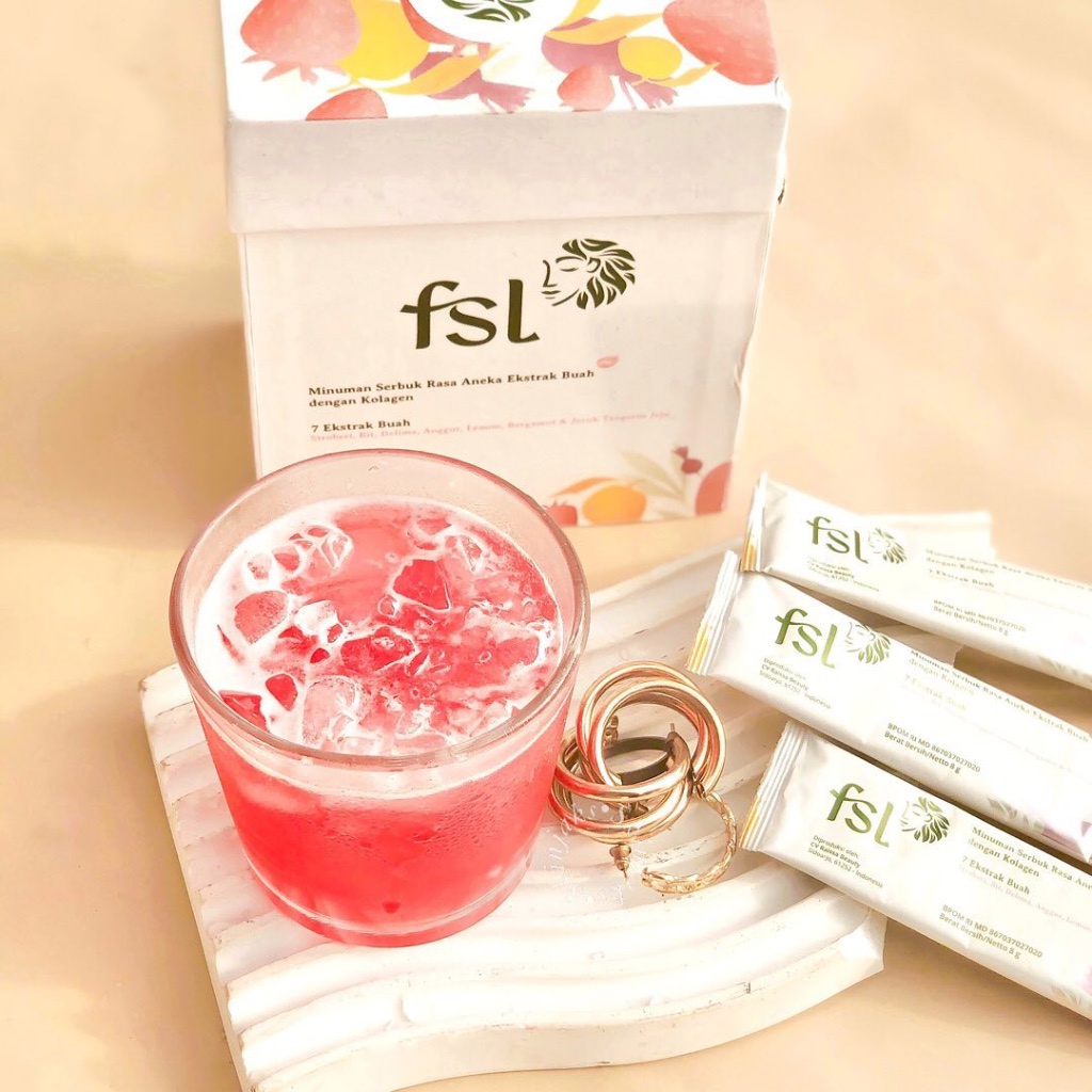 

FSL Collagen Drink Mencegah Penuaan Menutrisi Kulit