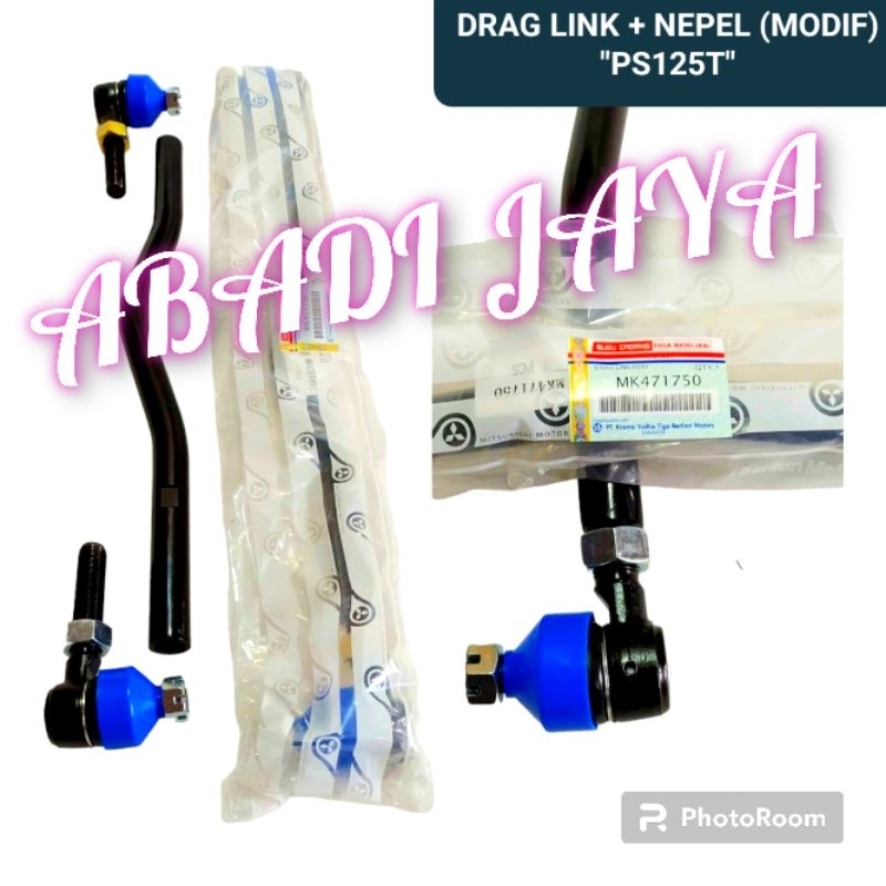 DRAG LINK LONG TIE ROD CROSS ROD CANTER PS110 PS125 TURBO INTERCOOLER TIPE MODIF ORIGINAL