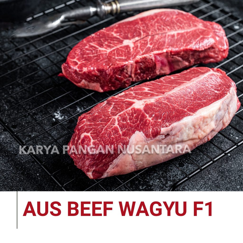 

BEEF WAGYU F1 TOPSIDE WAGYU PREMIUM MARBLED BEEF DAGING WAGYU 500GR