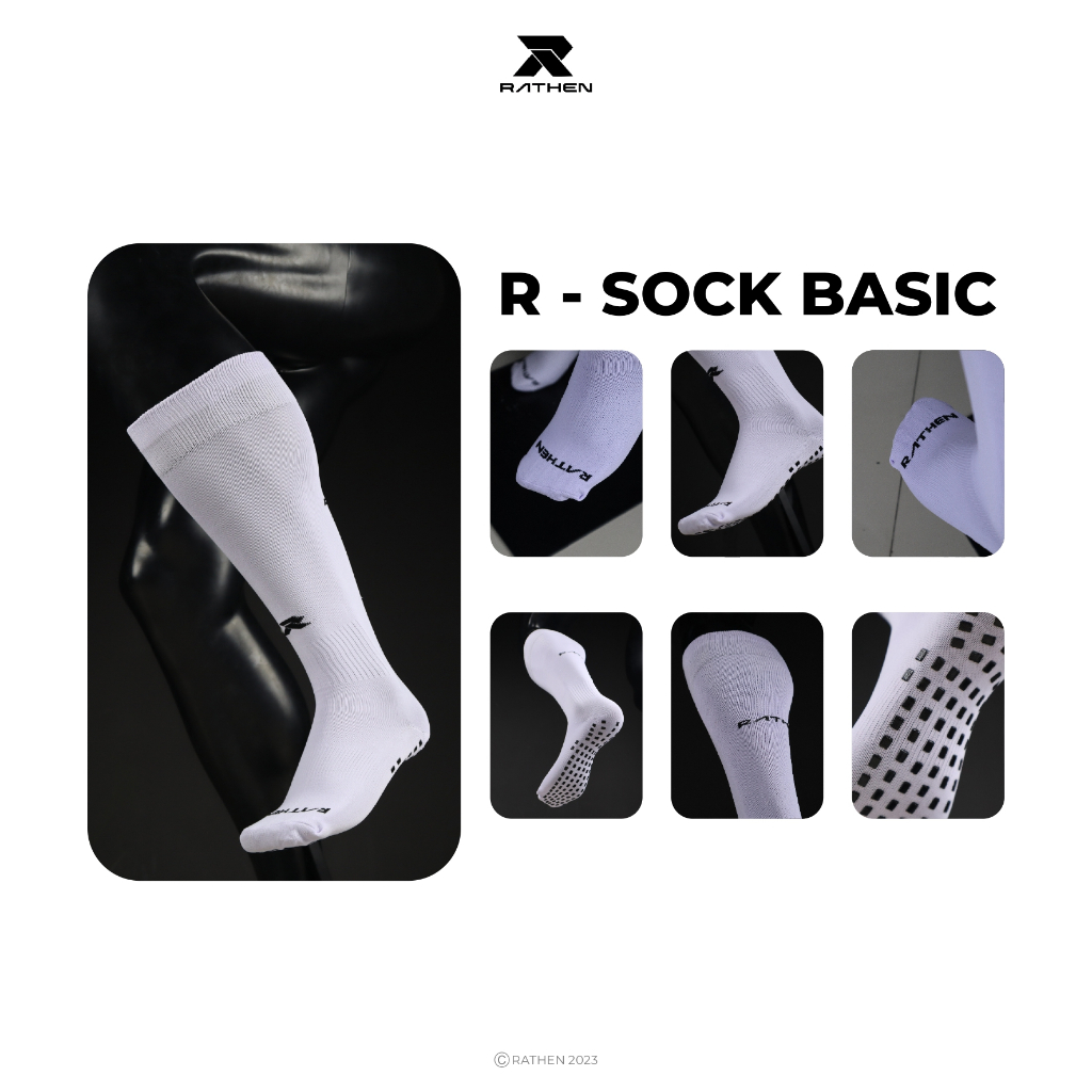 RATHEN - Basic Socks Dark Green / Kaoskaki Bola Hijau Gelap