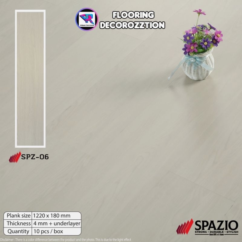 lantai Vinyl SPC 4mm  spazio - lantai Vinyl kayu premium
