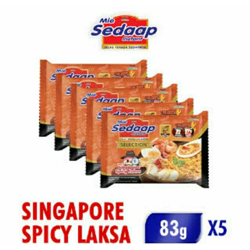 

mie sedap Singapore spicy laksa