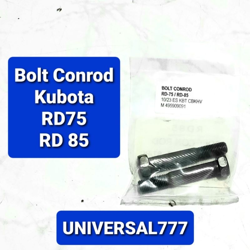 RD75 RD85 Bolt Conrod Kubota RD 75 85 Baut Metal Stang Piston Seher Seker RD-75 RD-85