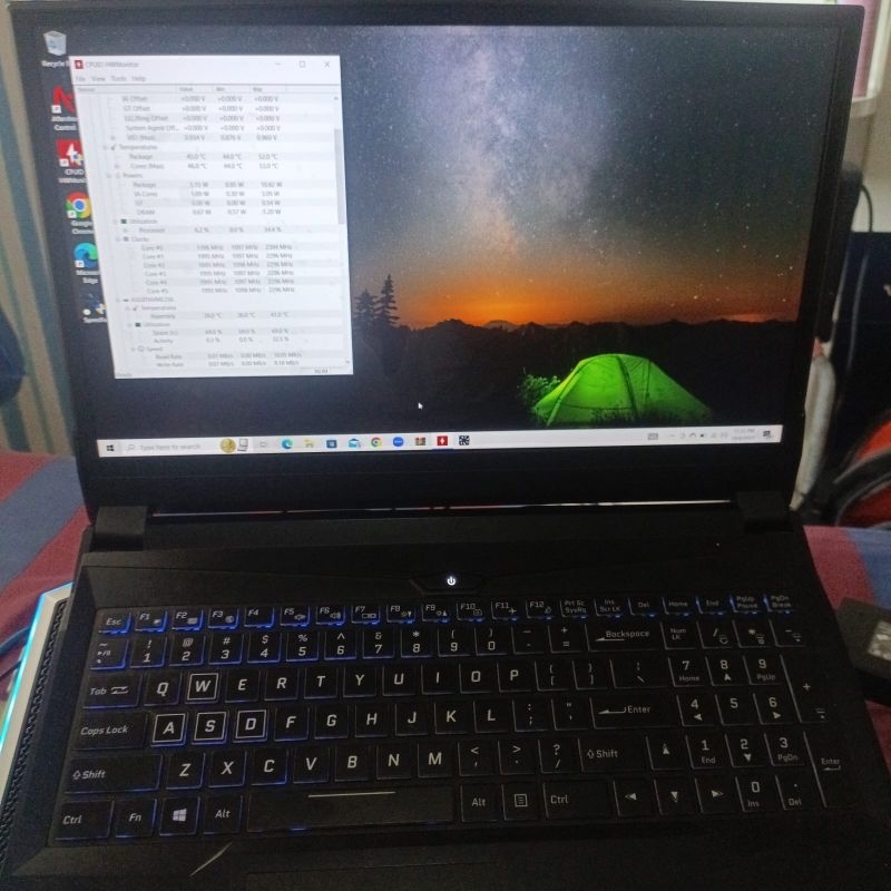 Laptop Aftershock NX8core i7 8750H 2.2GHzGtx 1060Ram 16gb
