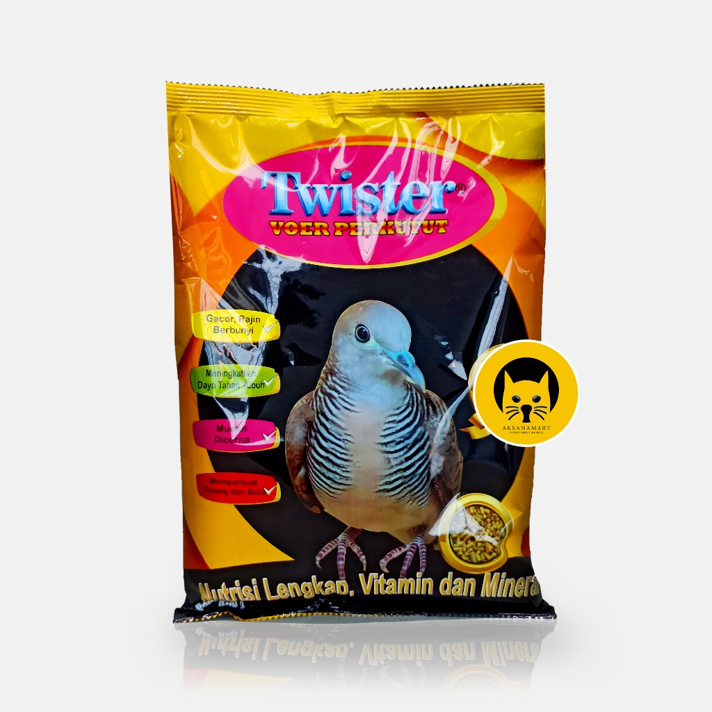 Twister Voer Perkutut Pakan Burung Perkutut Bird Food 400gr Perkutut Derkuku