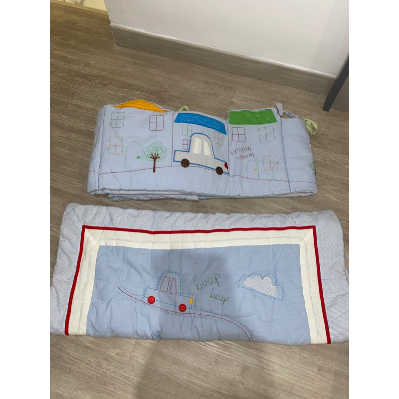 Preloved Bumper bed + selimut mothercare