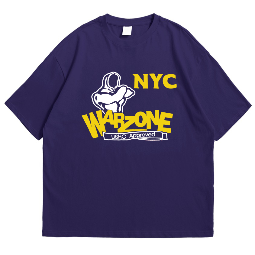 Kaos Band Warzone New York Hardcore Frontier Navy TShirt