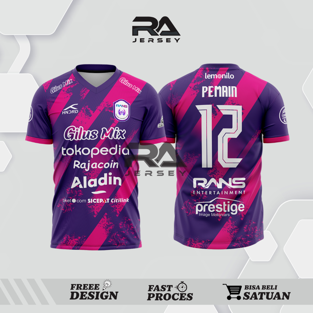 Custom Jersey RANS ENTERTAINMET full printing