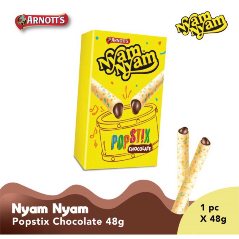 

Nyam Nyam Wafer Roll Pop Stix 48 gram