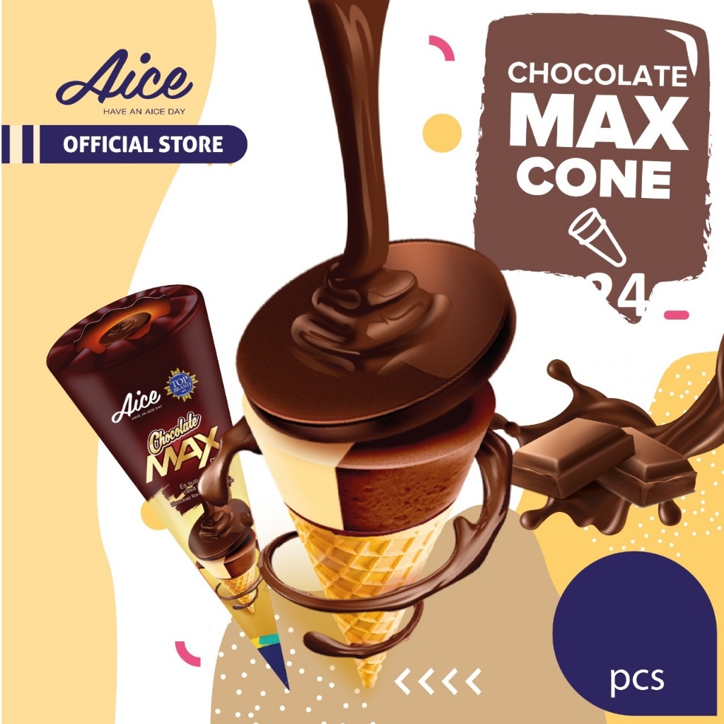 AICE CHOCOLATE MAX CONE