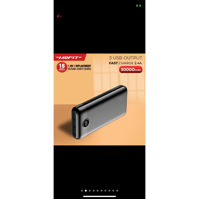 Mofit powerbank 30000 mAH