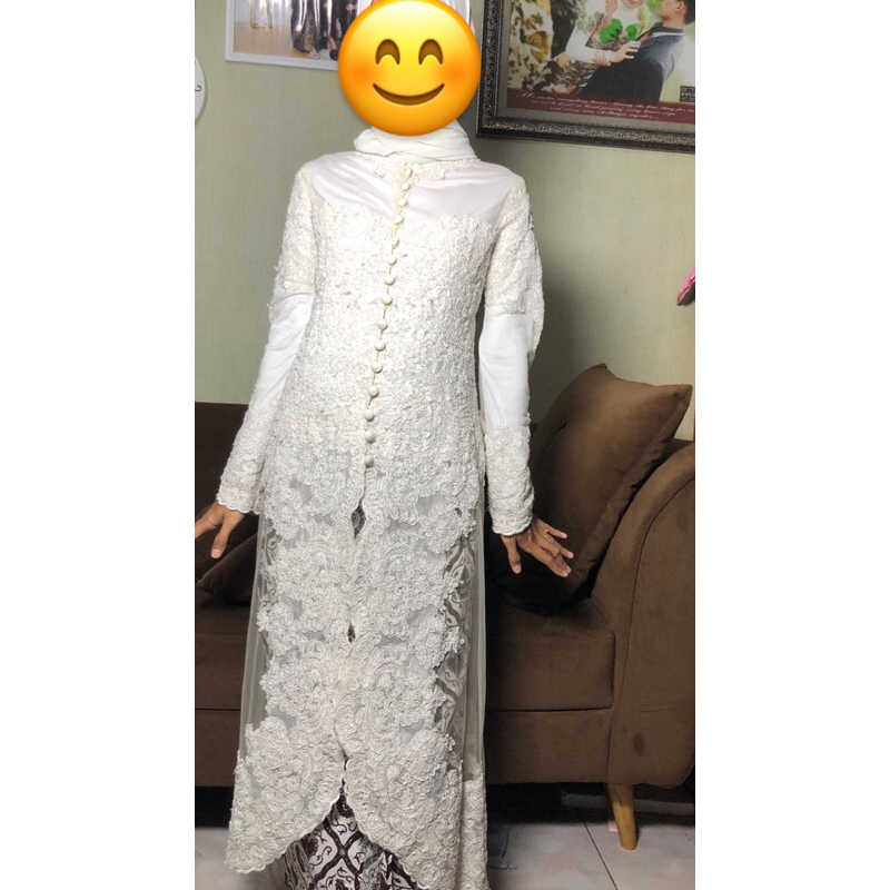 PRELOVED KEBAYA AKAD NIKAH | KEBAYA PUTIH