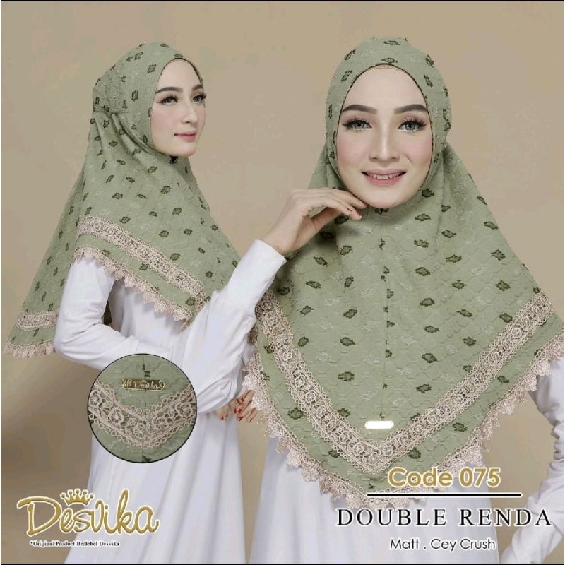HIJAB INSTAN/ Hijab Desvika code 075 by DESVIKA