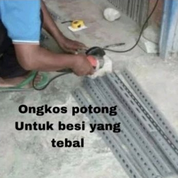 Ongkos Potong Besi Siku Lubang Tebal