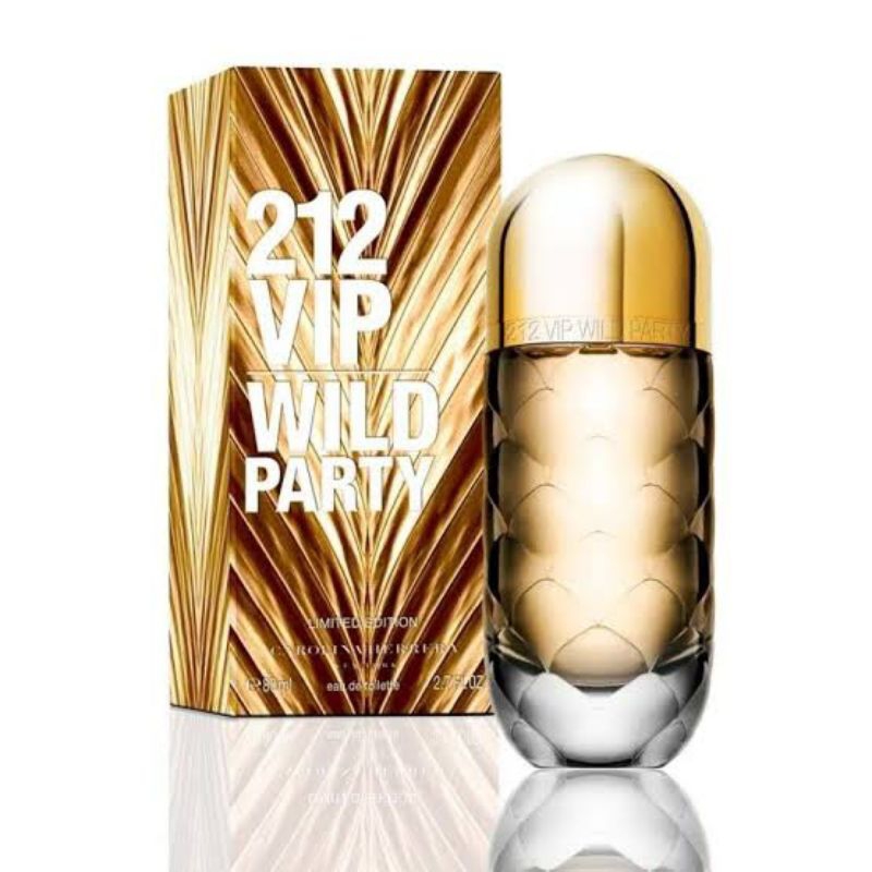Parfum 212 carolina herrera Parfum 212 vip wild party parfum wanita 100 ml